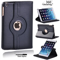 360 rotation smart pu leather tablet case for apple ipad mini 123 7 9 inch stand cover for apple ipad case