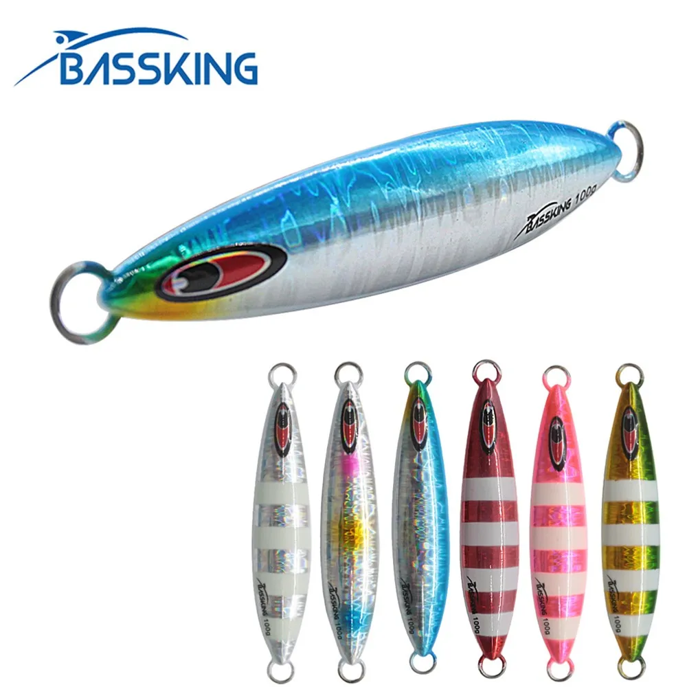 Жесткая приманка для рыбалки 60 г 80 100 120 металлическая медленная 6 цветов Iscas