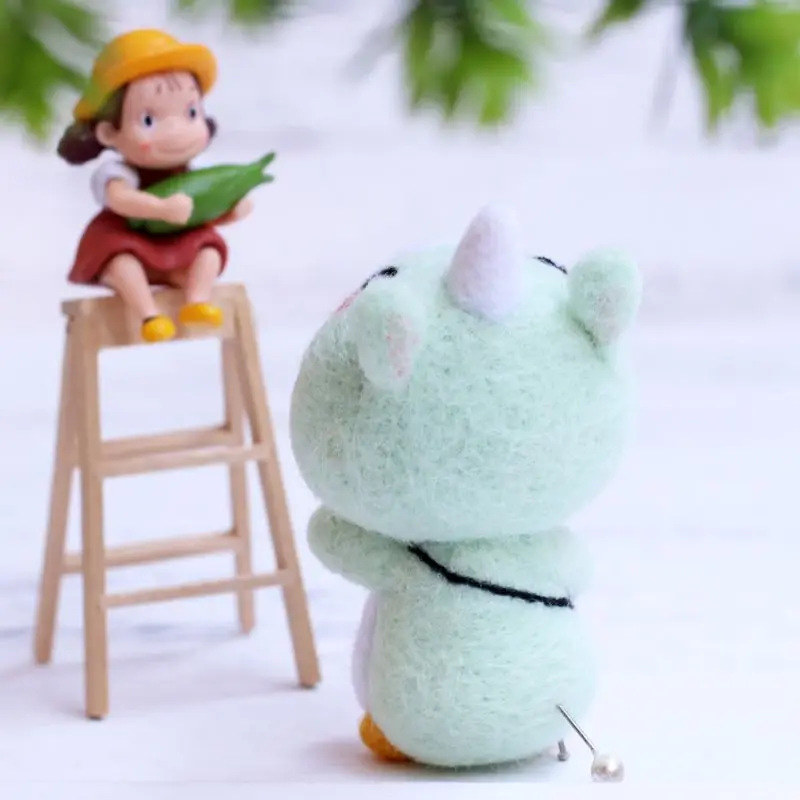 Животные пингвин шерсть войлочное ремесло DIY незаконченный набор для иглы | Дом и