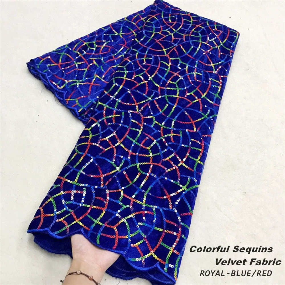 Блестящие красочные блестки африканские кружевные ткани 2020 вышитые