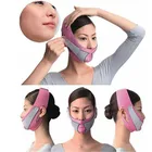 Маска-бандаж для V-зоны лица, Маска с эффектом лифтинга для подтяжки кожи щёк, подбородка и шеи, ремешок для похудения