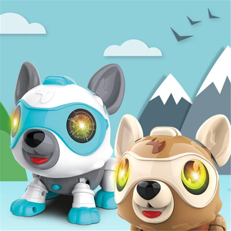 Electric Voice Control Touch Sensitive Robot Dog Electronic Walking Will Call Children Intelligent Simulation Toy | Игрушки и хобби