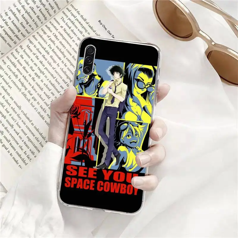 

Space Cowboy Bebop Phone Case Transparent for Samsung s9 s10 s20 Huawei honor P20 P30 P40 xiaomi note mi 8 9 pro lite plus