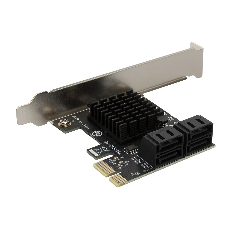 pci e 4 порта sata карта pci e 4x карты pci express для sata