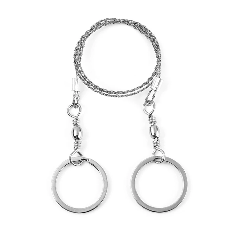 Уличная проволочная пила из нержавеющей стали 55 см для кемпинга пешего туризма