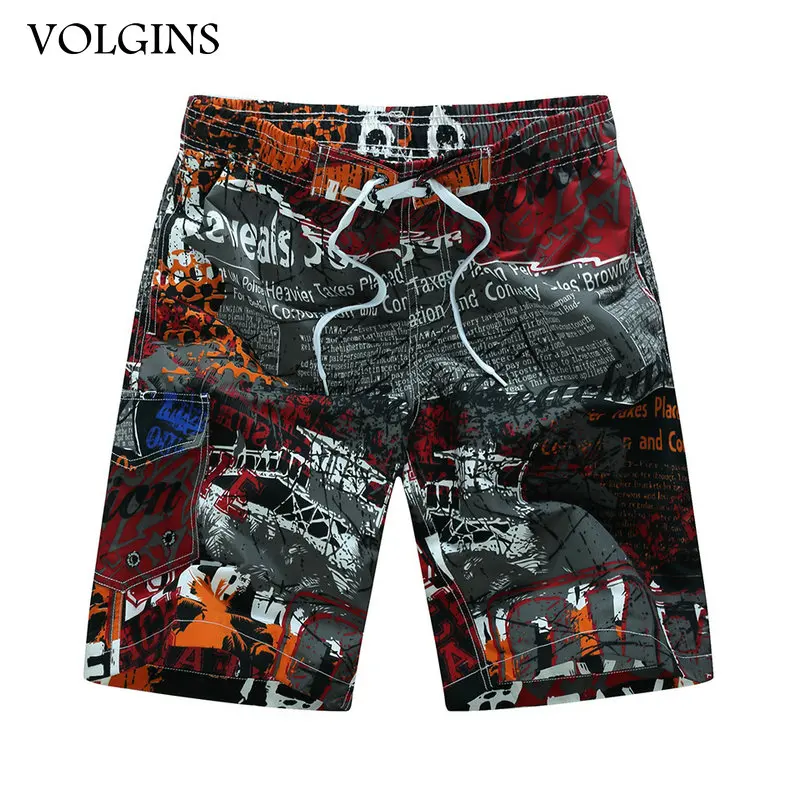 

Streetwear Men Beach Shorts M-6XL Plus Size Men Hawaii Printing Board Shorts Man 2021 Summer quick dry Bermuda Shorts