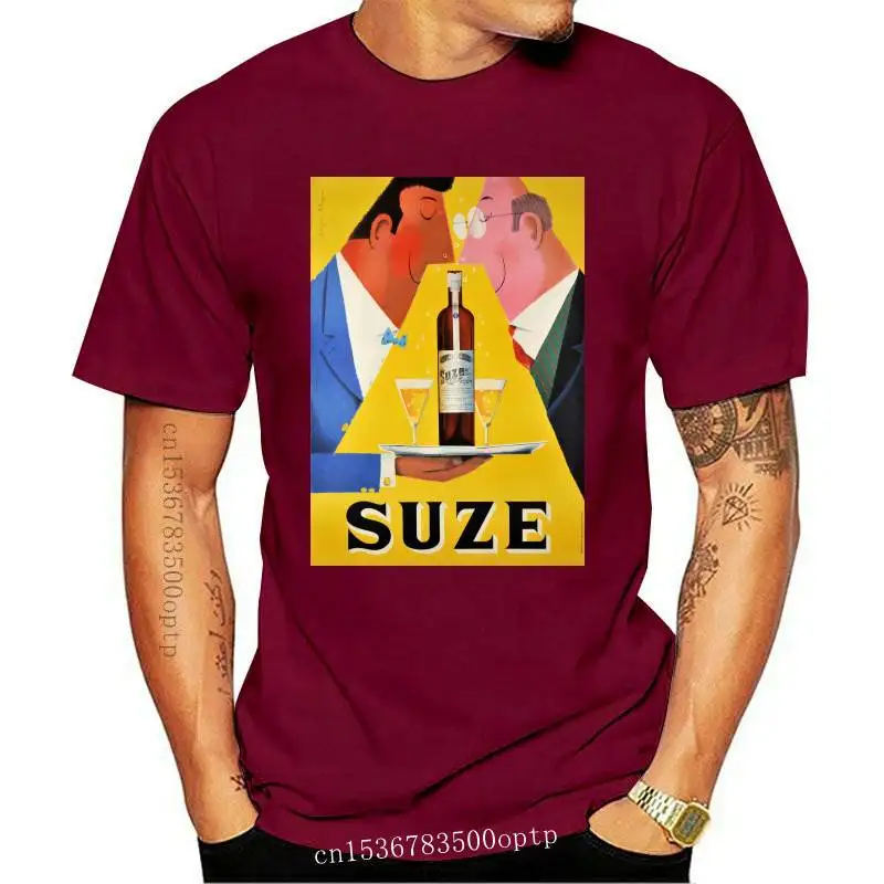 

New Suze (artist Mayer) Switzerland c. 1955 - Vintage Advertisement 61933 (Black T-Shirt Small)