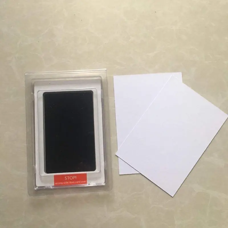 Kits de almohadillas de tinta no t&oacute;xicas para crear una impresionante huella de beb&eacute; reci&eacute;n nacido, huella de mano, f&aacute;cil de limpiar, recuerdos de larga duraci&oacute;n-3