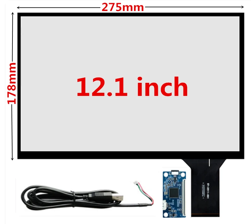 Планшет Raspberry Pi емкостный 12 1 дюйма 275 мм * 178 | Компьютеры и офис