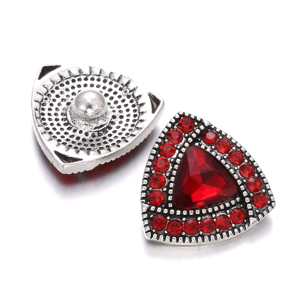 6 шт./лот смешанные красные стразы Любовь Сердце Сова 18 мм металлические кнопки