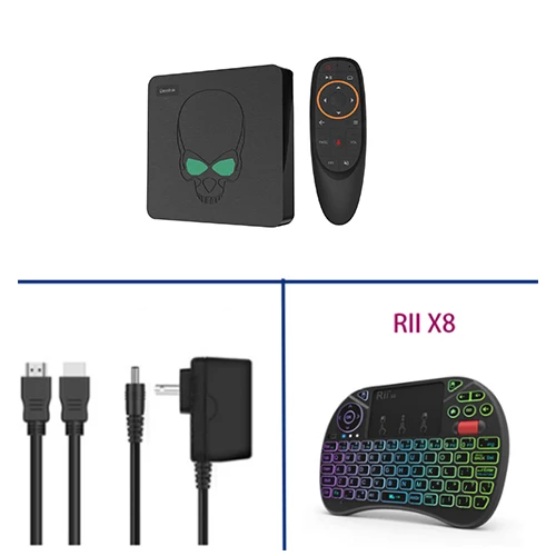 4G 64G with rii X8 ТВ-приставка Beelink GT-King Android 9,0 Amlogic S922X GT King Dual OS 4G DDR4 64G EMMC Smart tv BOX 2,4G+ 5G Dual wifi 1000M LAN - Цвет: 4G 64G with rii X8