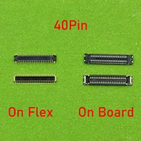 5pcs 40pin lcd display fpc connector on motherboard for huawei p30p30 promate 20xhonor 30 v10 view 10 screen flex fpc port