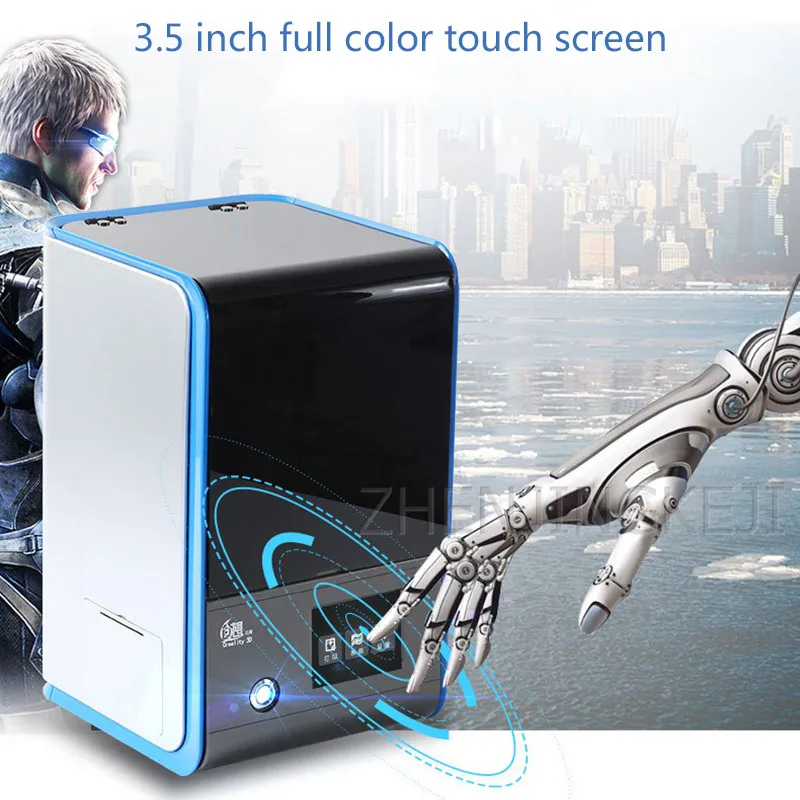 

LCD Light Curing 3D Printer Micron-Level Accuracy Touch Screen High Efficiency Portable WIFI Control Self-Leveling Printer
