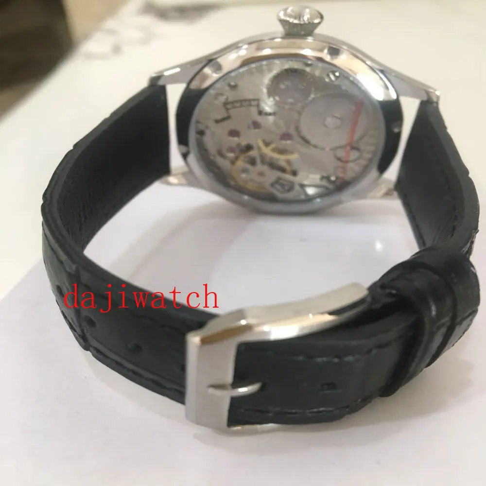 Мужские механические часы с черным циферблатом 44 мм | Наручные