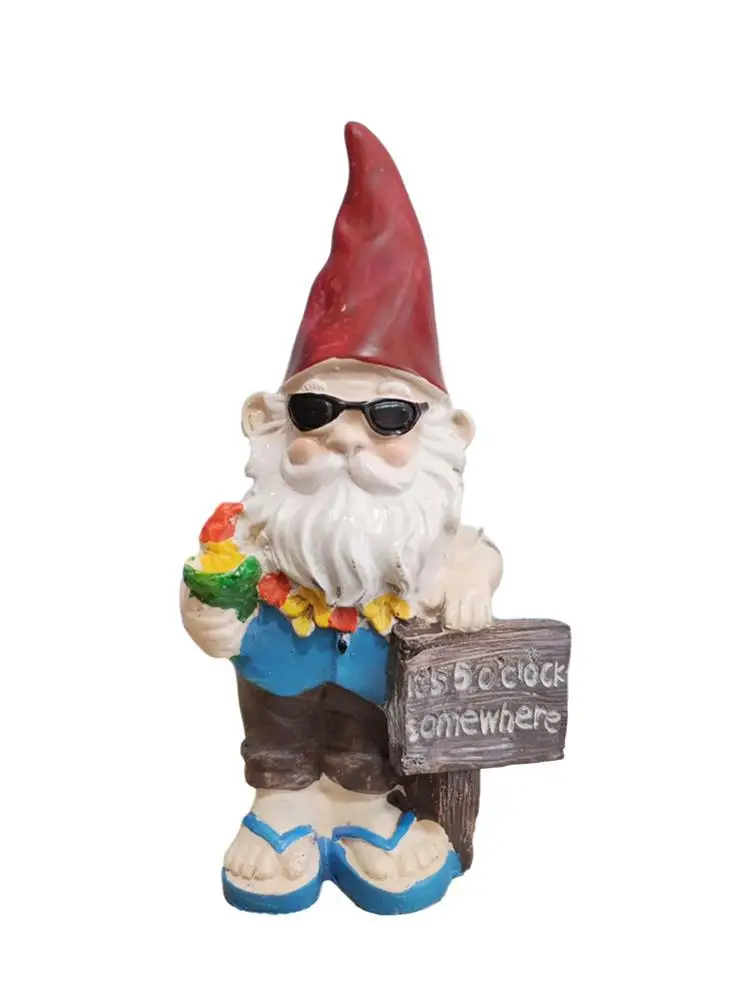 

Garden Gnome Interesting Dwarf Statue Garden Elves Park Decorationand Desktop Crafts Can Be Used Indoors And Outdoors Ornaments