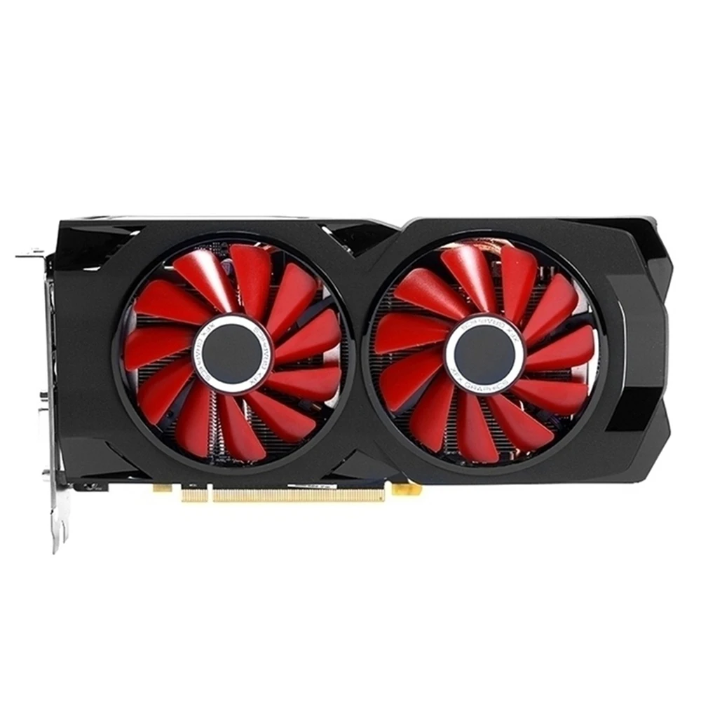XFX видеокарта AMD Radeon RX580, 4 ГБ DDR5, видеокарта AMD GPU RX 580, 4 Гб, 256 бит, игровая видеокарта для ПК, PC Gamer, используемые карты AMD Radeon