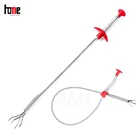 60 см Гибкий сливной шнек, многоканальный очиститель волос, захват с пружинной нагрузкой, захват, всасывающая труба, снасть для удаления засора, рельефный уловитель