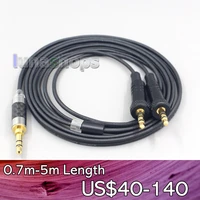 ln007141 2 5mm 3 5mm 4 4mm xlr black 99 pure pcocc earphone cable for sony mdr z1r mdr z7 mdr z7m2 with screw to fix