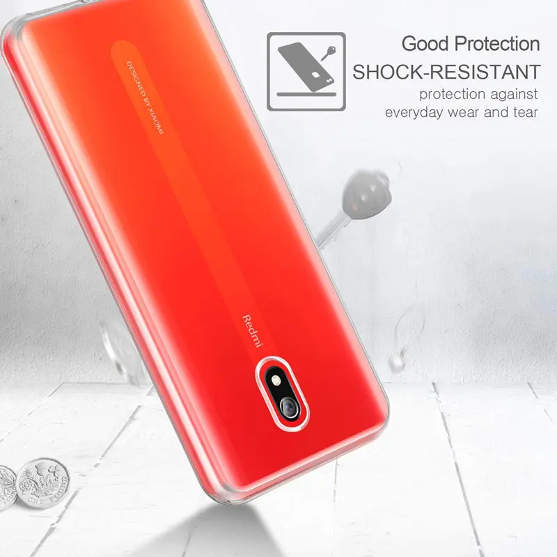Luxury Crystal Cases for Xiaomi Redmi 8 redmi8 Back soft Phone Case funda Clear Silicone TPU 8A A Coque Cover |