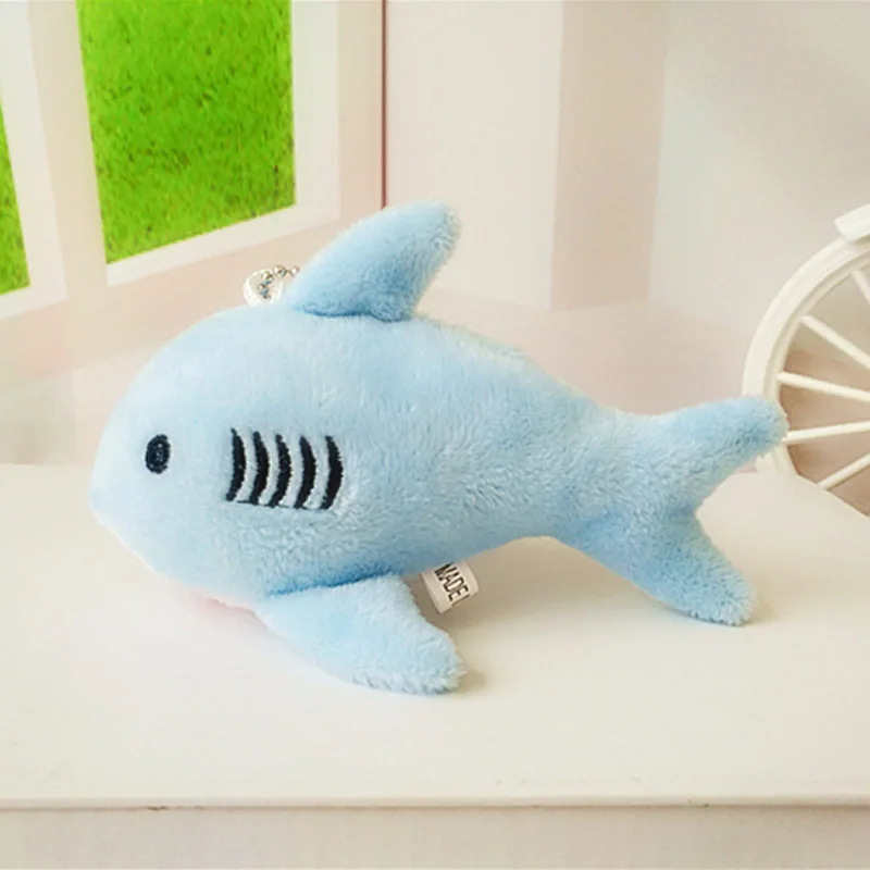 12 см брелок милый маленький Акула Плюшевые игрушки куклы сумка Подвеска детская