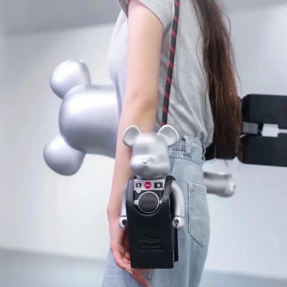 BEARBRICK 28 см 400% прозрачный медведь модель половинчатая кость модные игрушки