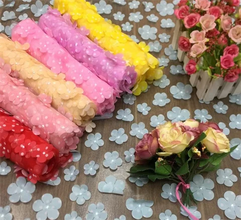 Сетчатое трехмерное детское кружевное платье с вышивкой цветущей сливы