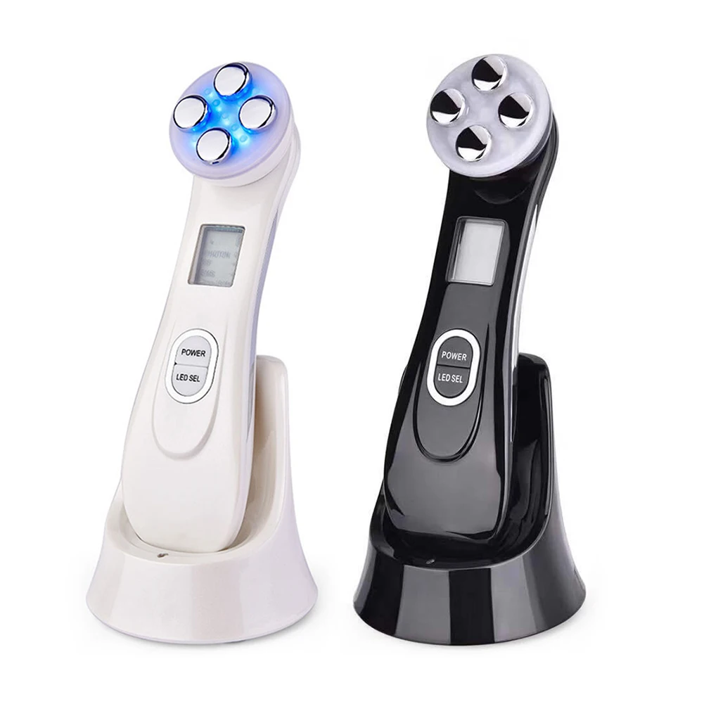 

Face EMS Electroporation Beauty Machine Anti Aging LED Photon Therapy Device Facial Vibration Massage Beauty Instrument