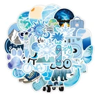 50 шт., Стикеры для ноутбука, скейтборда, телефона, чехла, мотоцикла