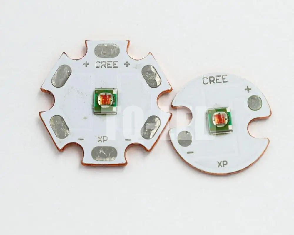 50pcs/lot Cree XPE XP-E Photo Red 660nm 3W High Power LED Emitter on 8mm/12mm/14mm/16mm/20mm PCB