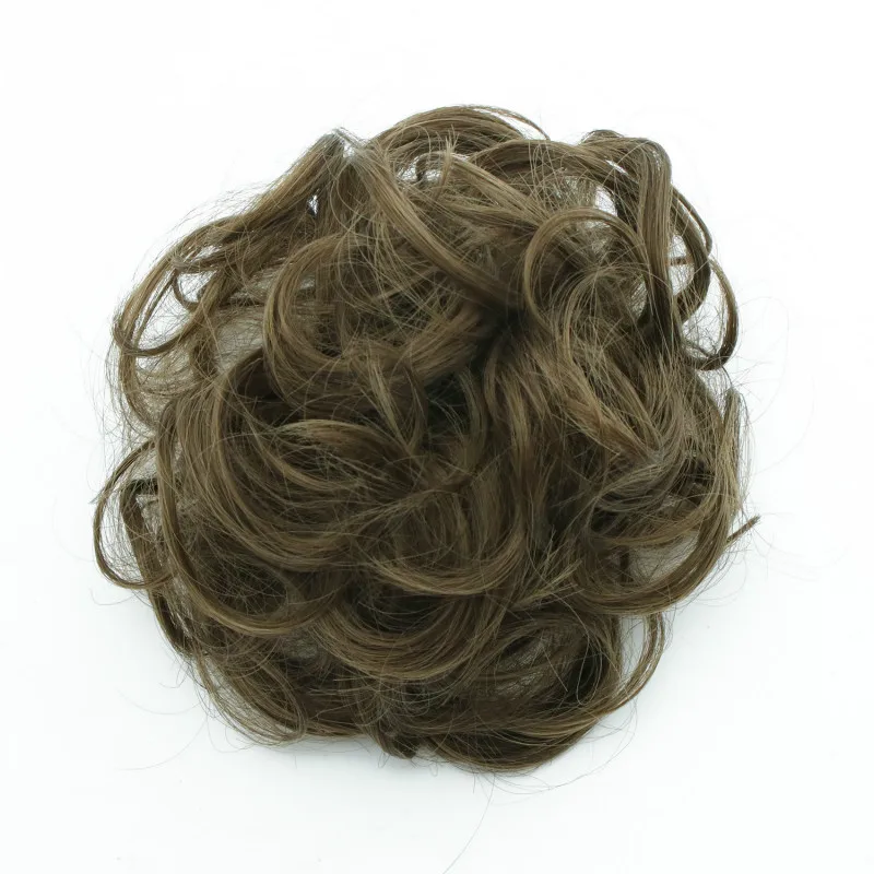 1 шт. женский кудрявый шиньон заколка для волос булочка невесты Синтетический