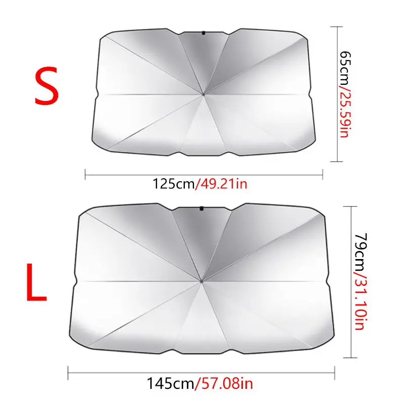 

Car sunshade sunscreen heat shield front sunshade window heat shield car inner windshield cover for parking