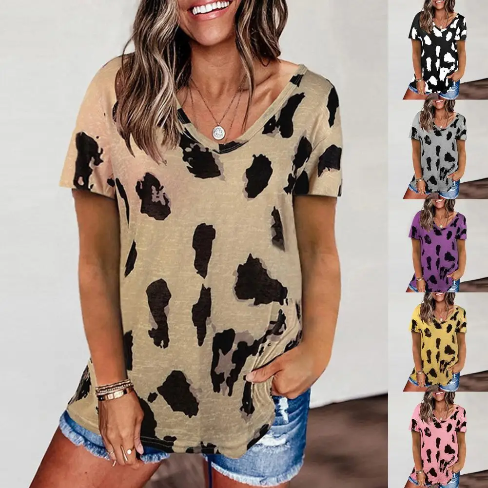 Женские футболки 2021 летняя цветная мягкая рубашка с круглым вырезом и коротким