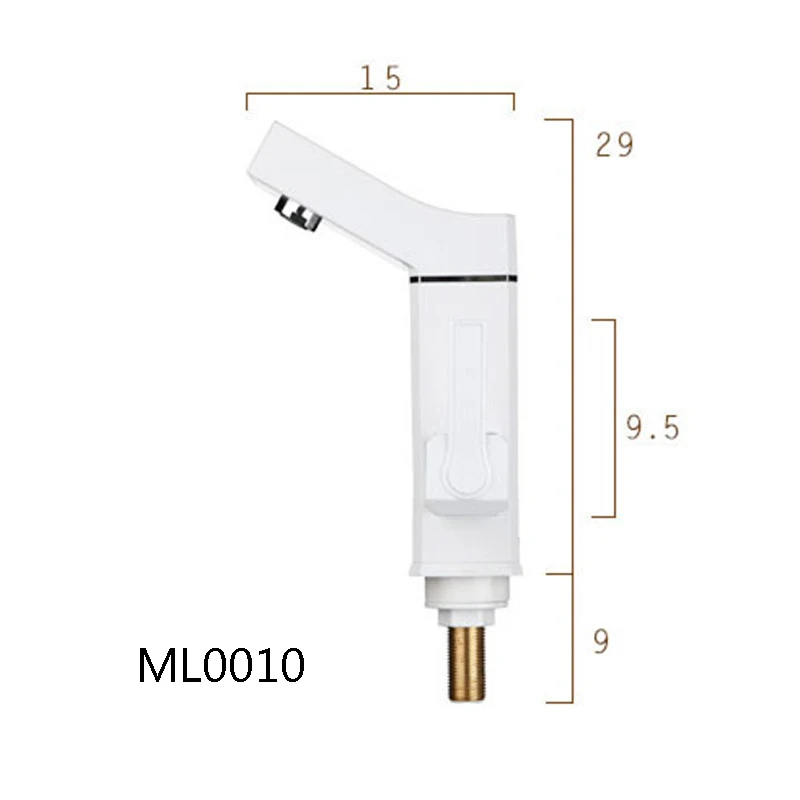 ML0010 CUKYI 3000 lcd Электрический Кран Электрический водонагреватель с горячей водой интеллектуальный цифровой кухонный мгновенный горячей воды - Цвет: ML0010