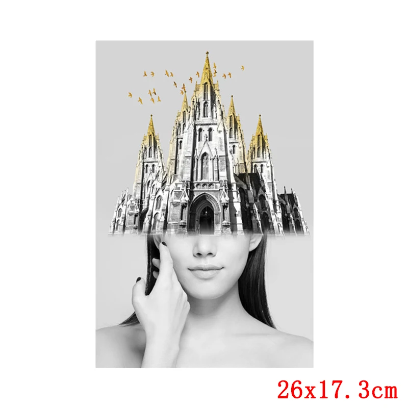 Термонаклейки для платьев и футболок наклейки одежды с изображением