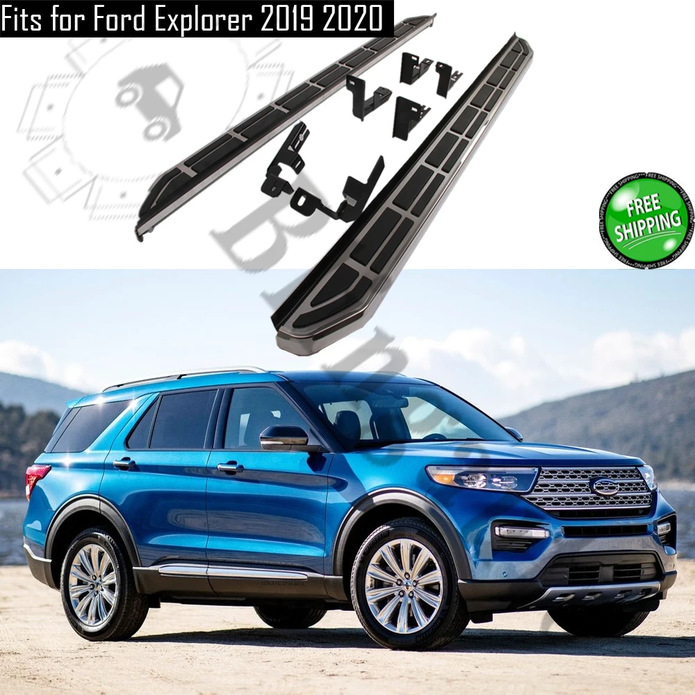 Боковая ступенька из нержавеющей стали подходит для подножки F ord Explorer 2019 2020 Nerf
