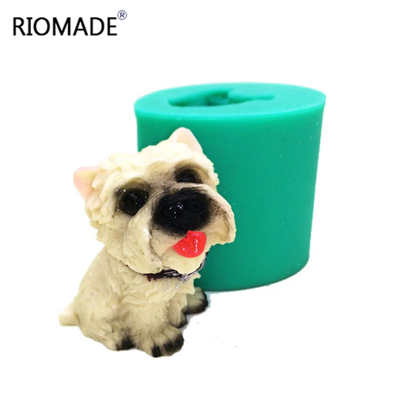 

Форма для торта силиконовая 3D собака S0014XG