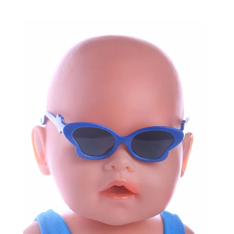 Классные тонкие УФ очки в форме бабочки подходящие для куклы 18 дюймов и ребенка 43