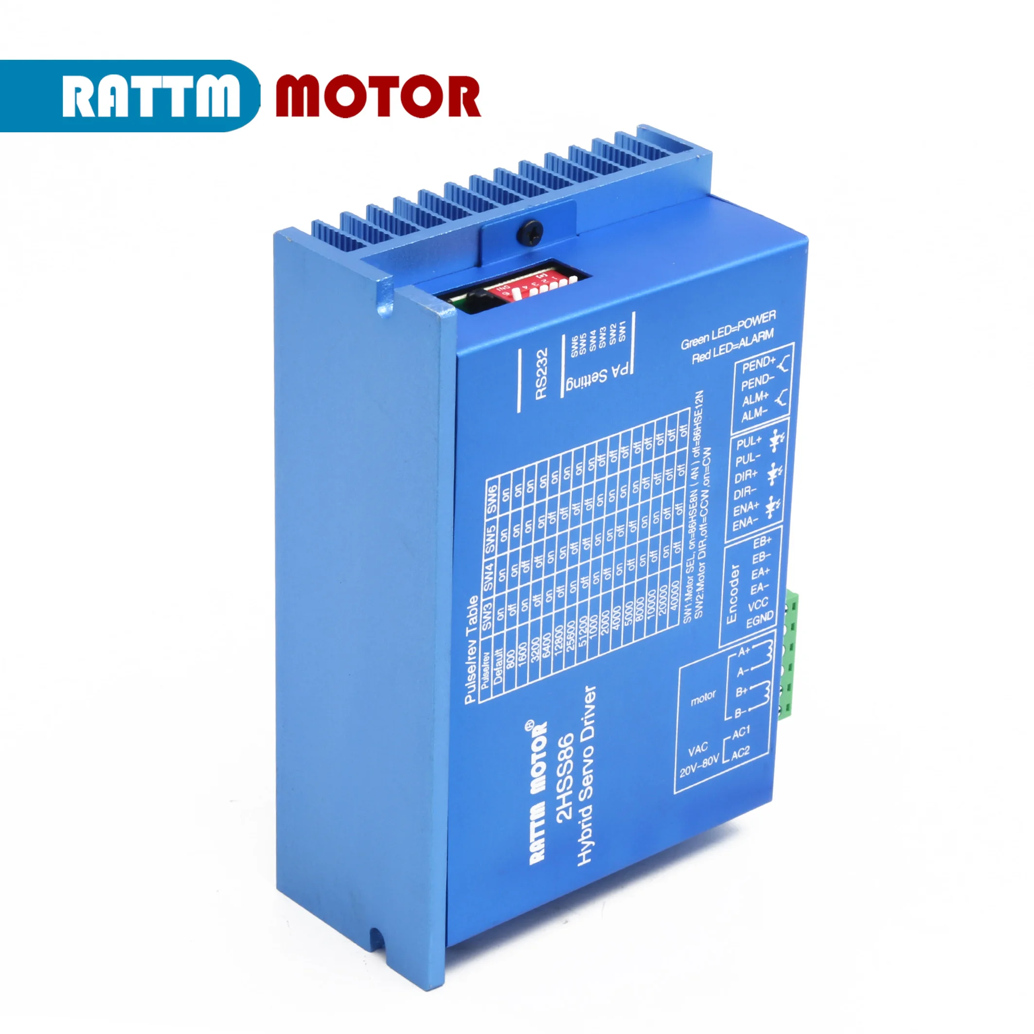Серводвигатель Rattm CNC Kit Nema34 с замкнутым контуром 4 5нм 6 А 82 мм + 2HSS86H двухфазный