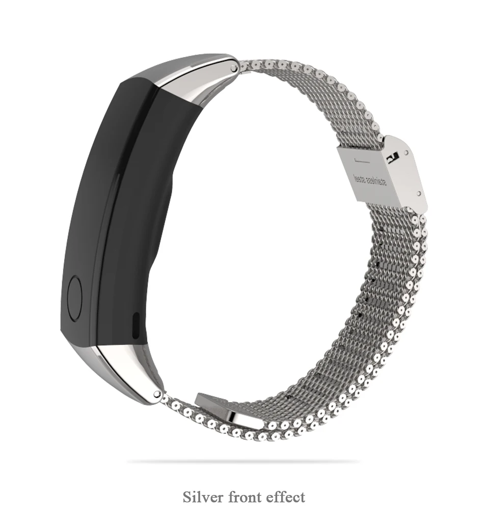 Mijobs металлический ремешок для huawei Honor 3 Band Milanese аксессуары из нержавеющей стали ремешок для часов для huawei Watch