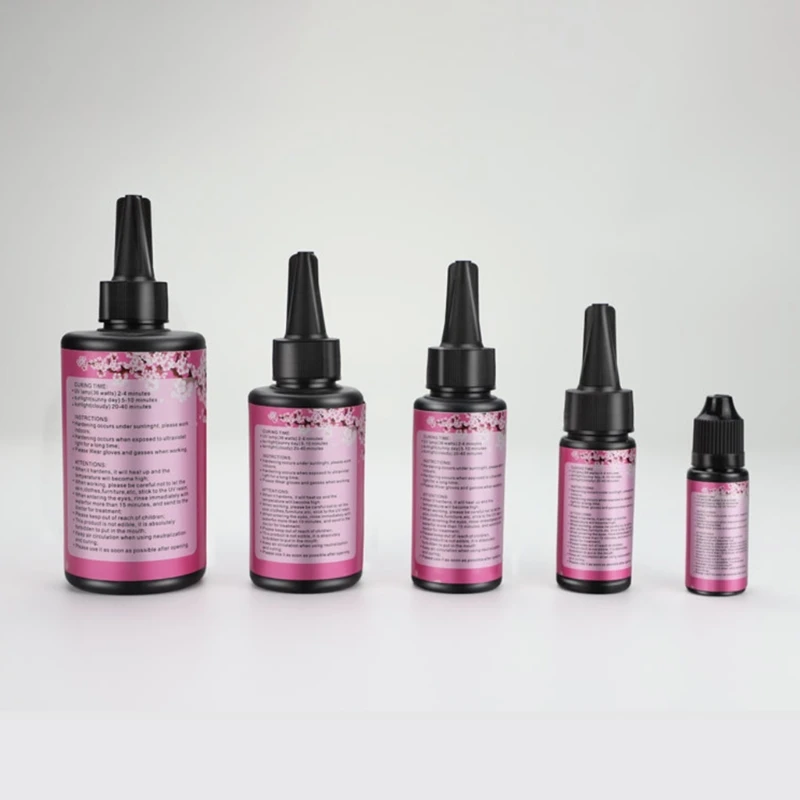 

P15F 15g 25g 60g 100g 200g UV Resin Hard Type Crystal Clear Glue Ultraviolet Curing Epoxy Crafts Jewelry Making