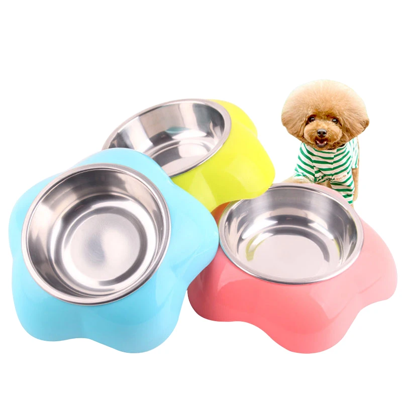 

3Color Random Delivery Pet Supplies Blue Dog Bowl Suitable for Small Pet Cats Drinking Water Bottle Puppy Slow Eating Food Bowl