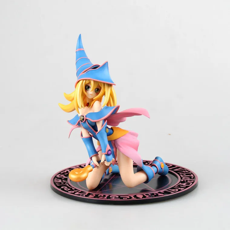 

Anime Game Duel Monsters Black Magician Girl Mana Boxed Figure Car Decoration Model 20cm