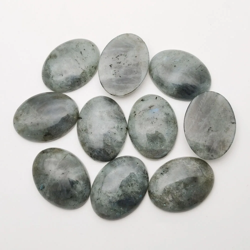 Бусины из натурального камня 30x40 мм для изготовления ювелирных изделий 10 шт. |