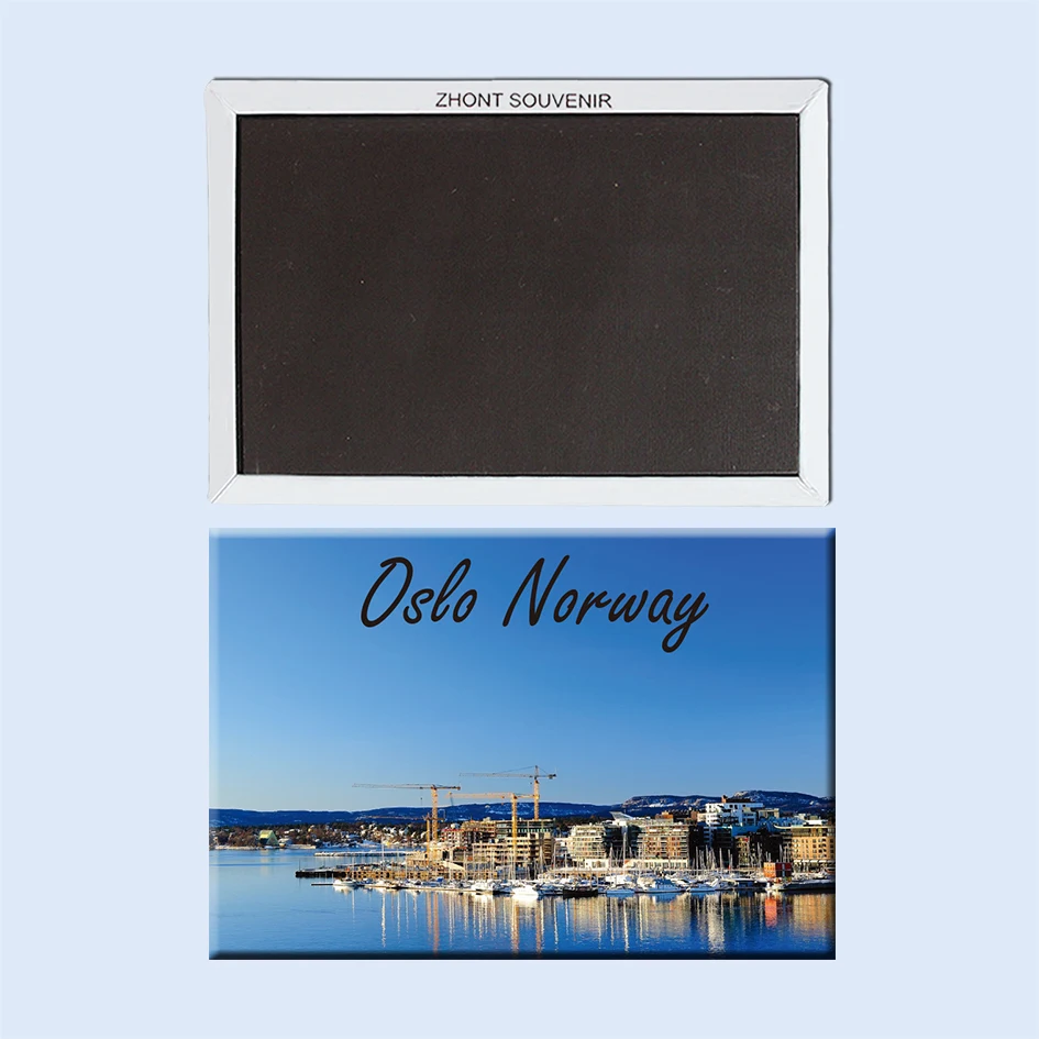 

Oslo, Norway Tourist souvenir， Magnetic refrigerator magnet， Home decoration， World scenery tourist souvenir