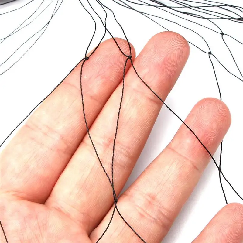 Черный нейлон противоптичьи сети плетения сетки для фруктов