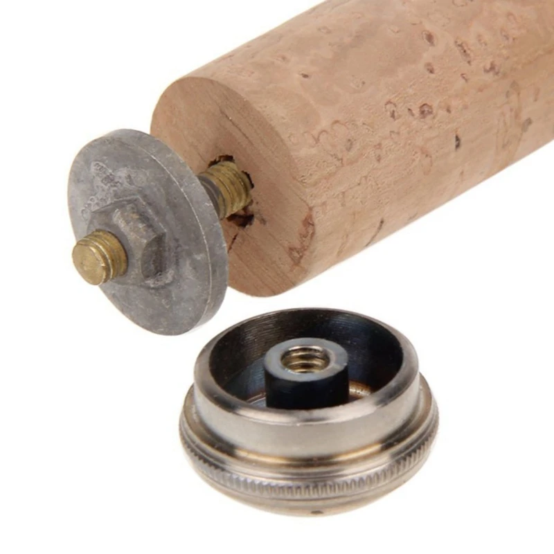 Flute Headjoint Cork with Crown for Repair Part Woodwind Instrument Accessories | Спорт и развлечения