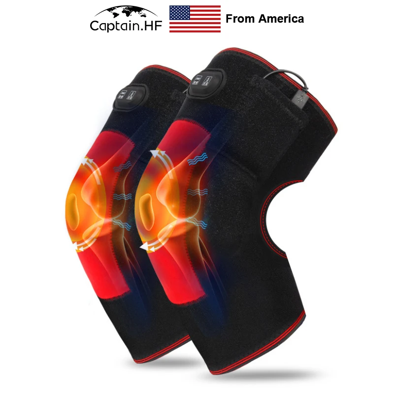 

US Captain Electric Knee Rehabilitation Care Massager, Apparatus Heating Therapy, Physiotherapy Massage Vibration Brace Wrap