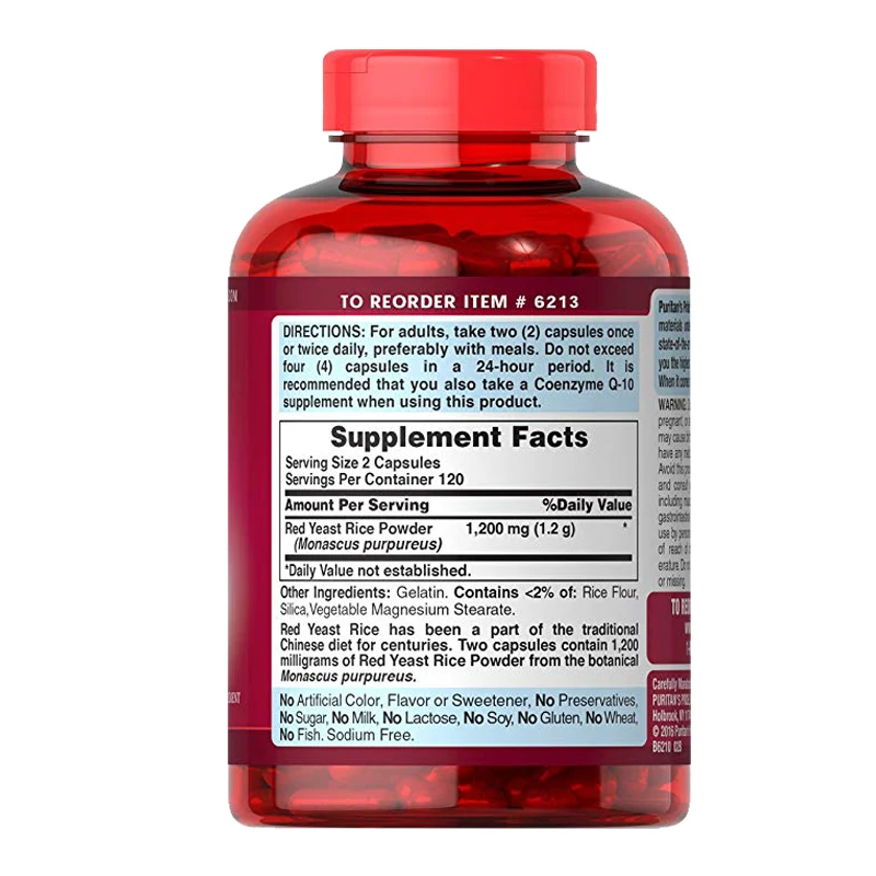 

Red Yeast Rice 600 Mg 240 Capsules