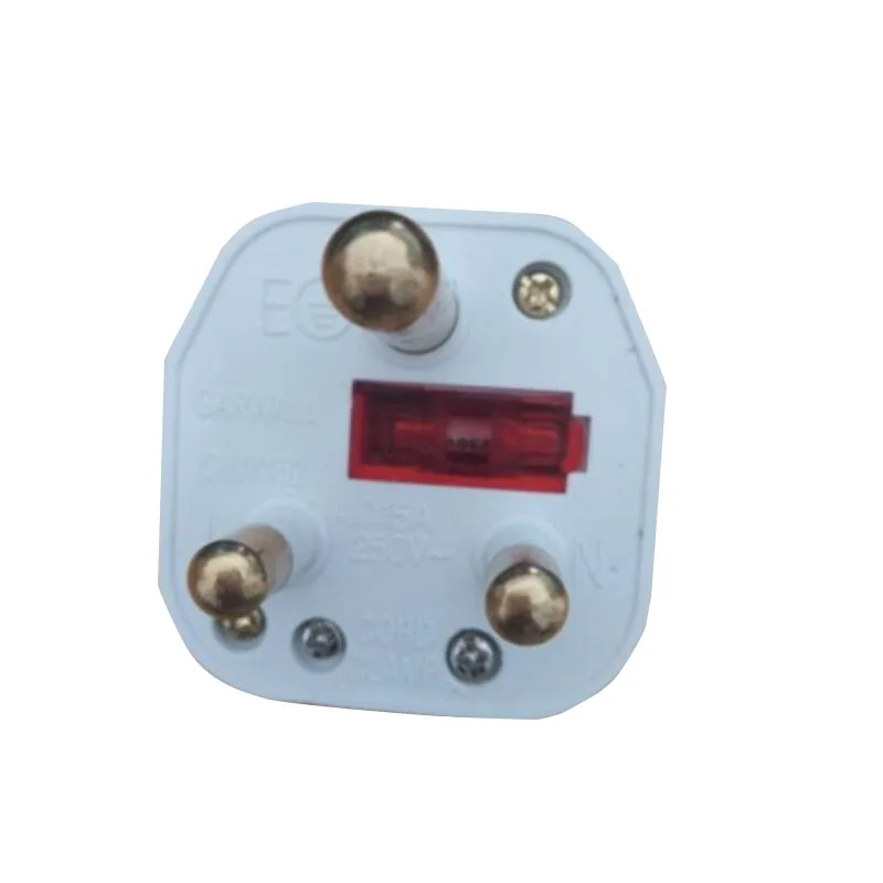 Большая Южноафриканская штепсельная вилка 15 А 3 контакта индийская Вилка для