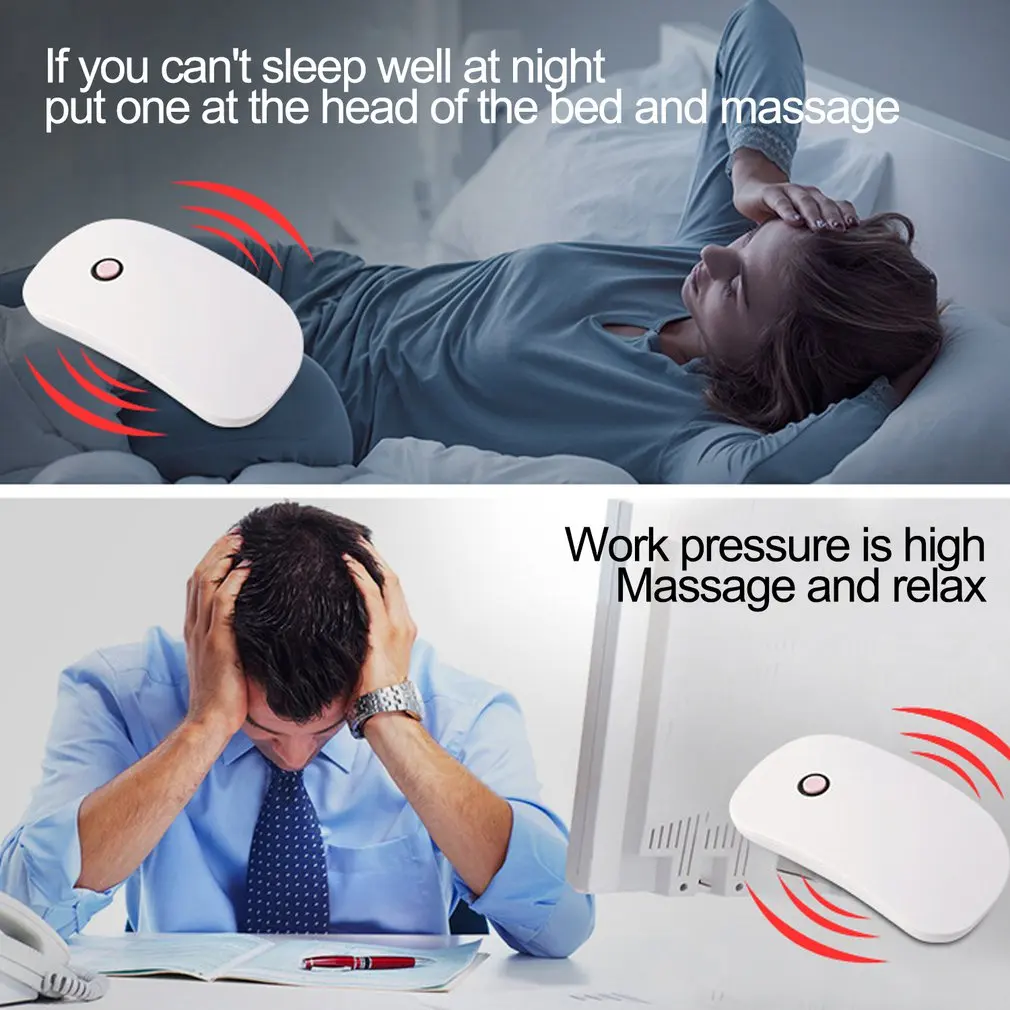 Массажер Электрический силиконовый мягкий для головы и шеи водонепроницаемый